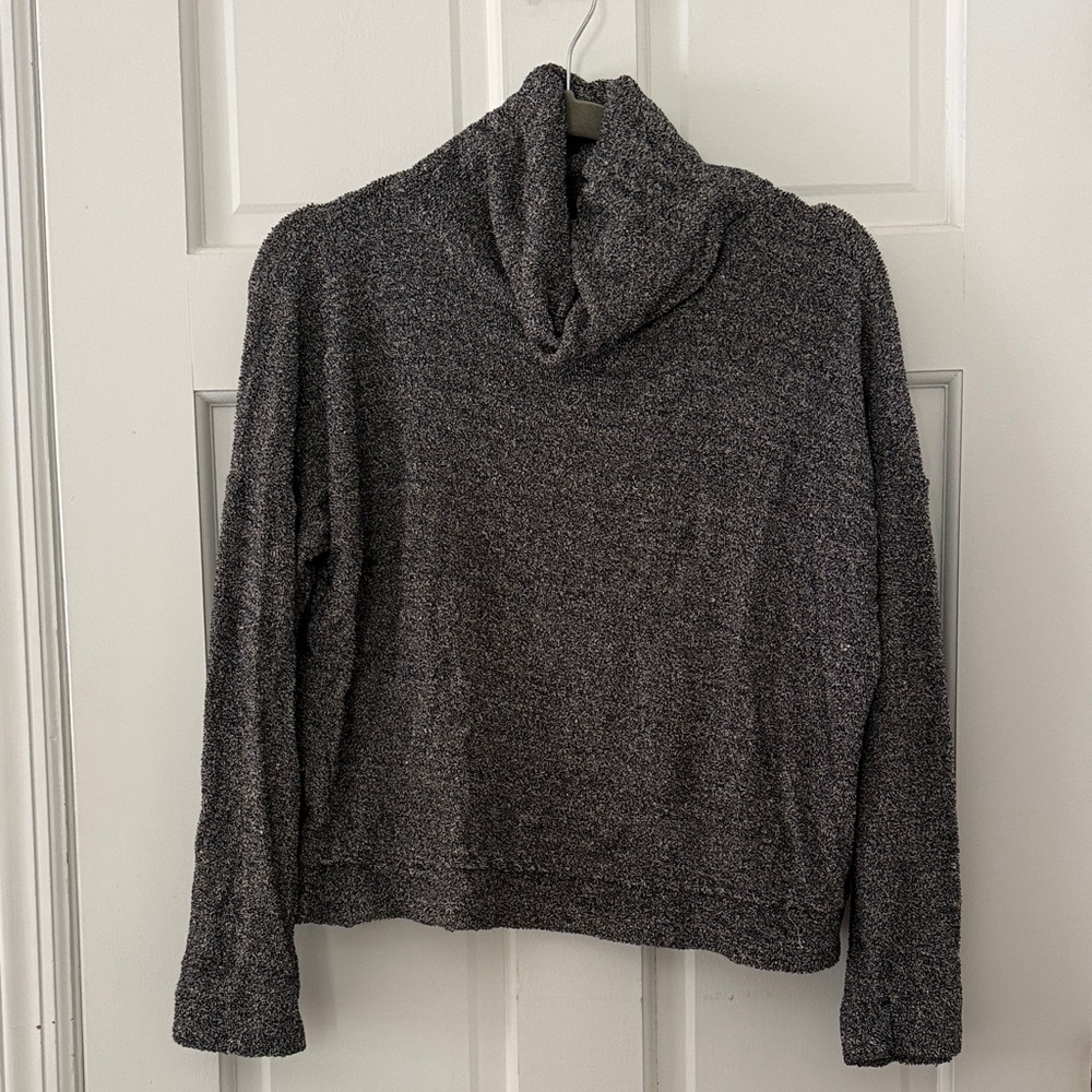 Madewell Charcoal Cowl Neck Sweater